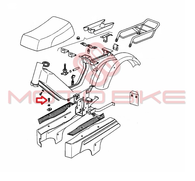 Sraf gume patosnice tomos a3 m4x18 mm