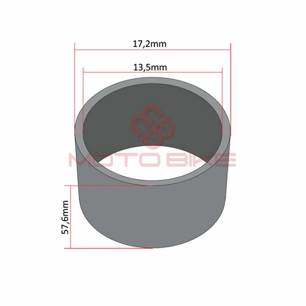 Caura odstojnik tocka tomos a3 fi 13,5x17,2x57,6 mm zadnji zbicani