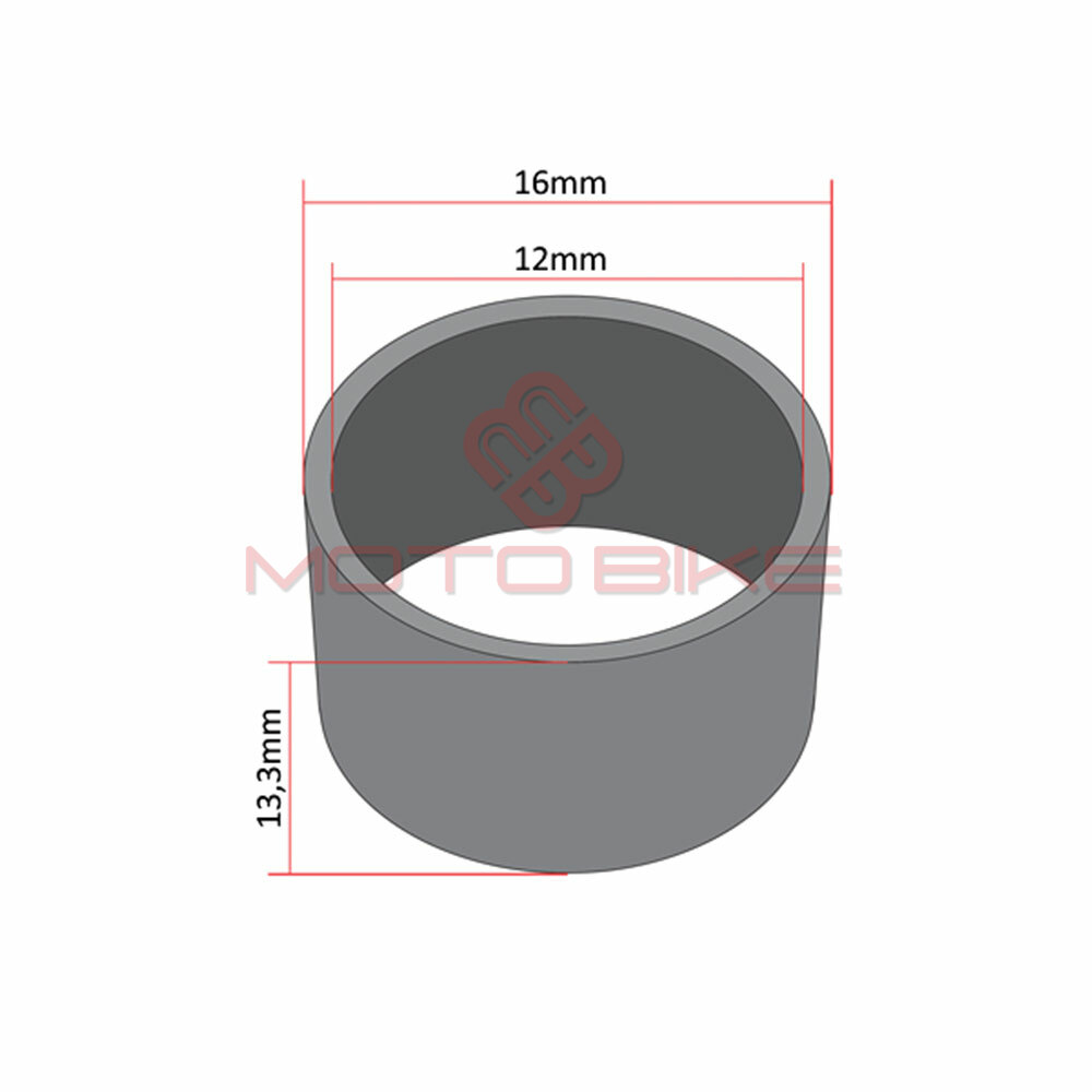 Caura odstojnik tocka tomos a3 fi 12x16x13,3 mm zadnji zbicani