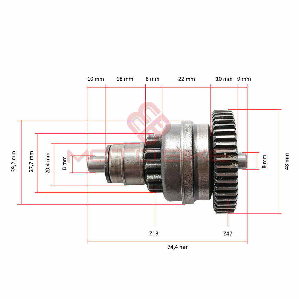 Bendiks piaggio liberty 125/vespa et4 13/47 rms