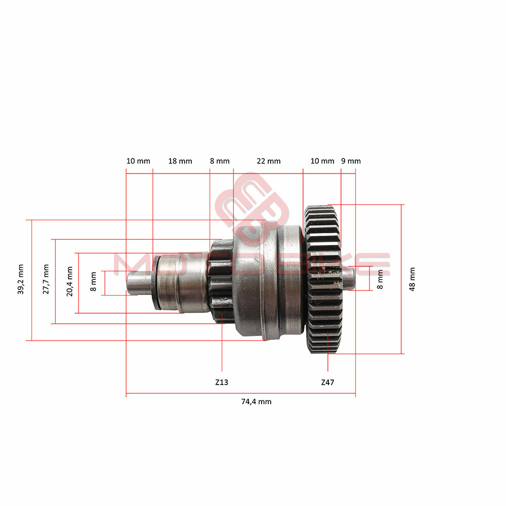 Bendiks piaggio liberty 125/vespa et4 13/47 rms