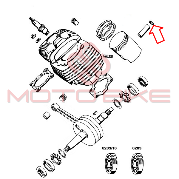 Osigurac klipa fi 10 mm tomos