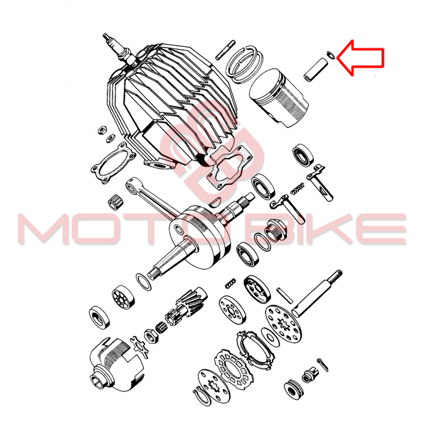 Osigurac klipa fi 12 mm tomos