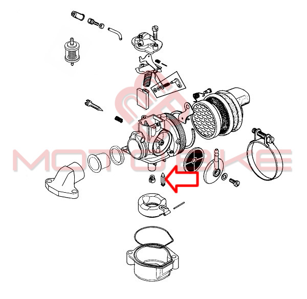 Igla plovka karburatora dellorto tomos