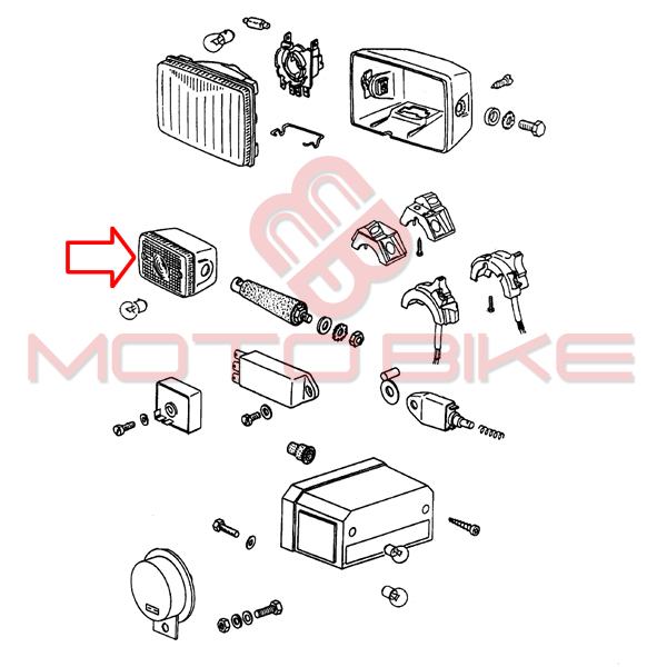 Staklo zmigavca kocka a3 a35 a5 atx50 bt50 ctx80