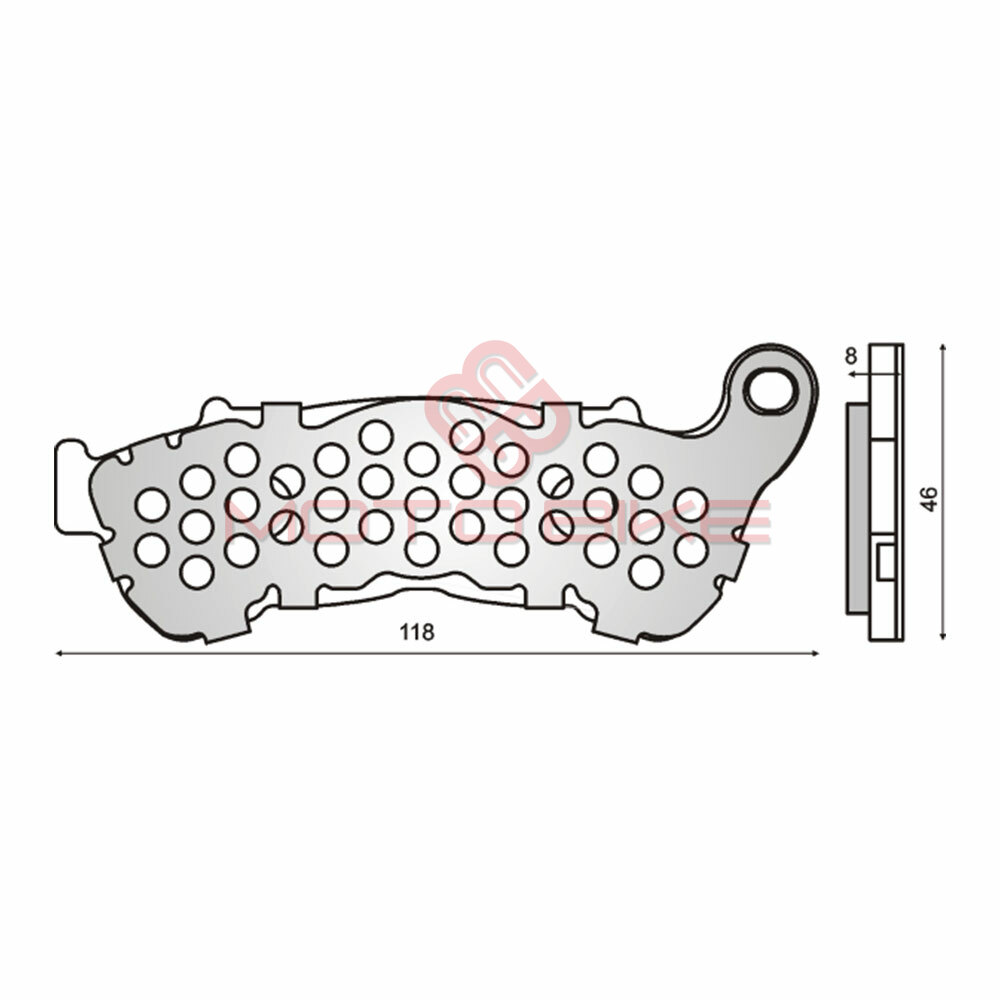 Disk plocice honda sh 300 prednje  rms