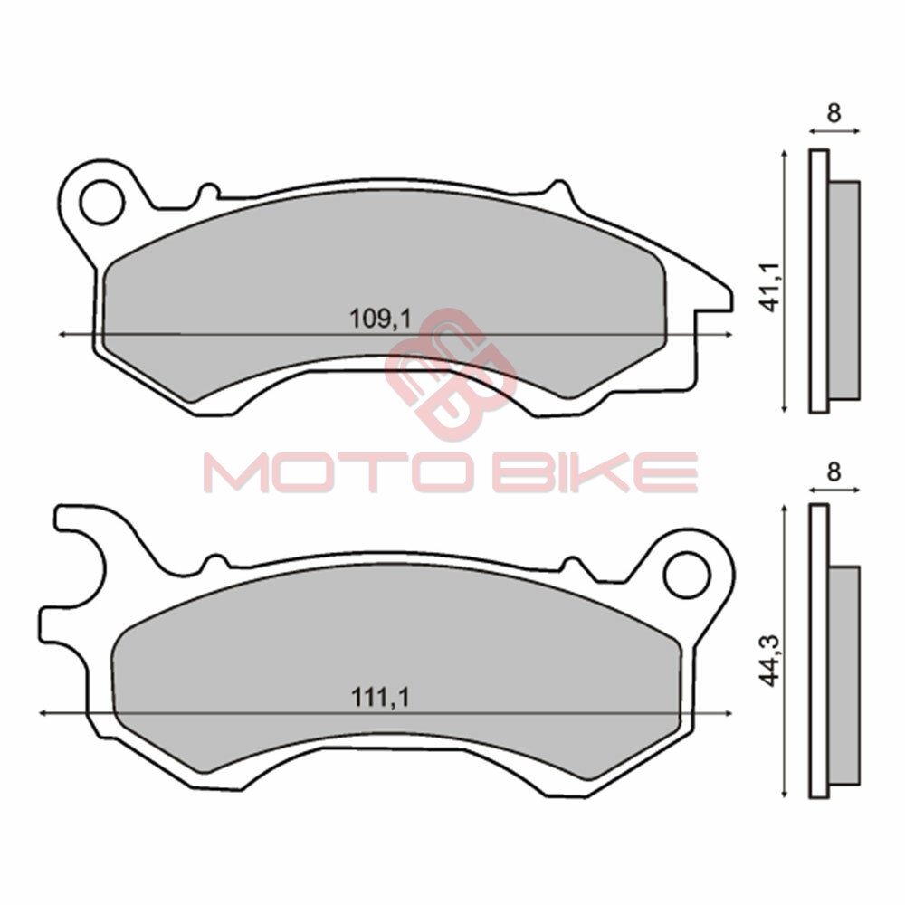 Disk plocice honda pcx 125/150 prednje 10- rms