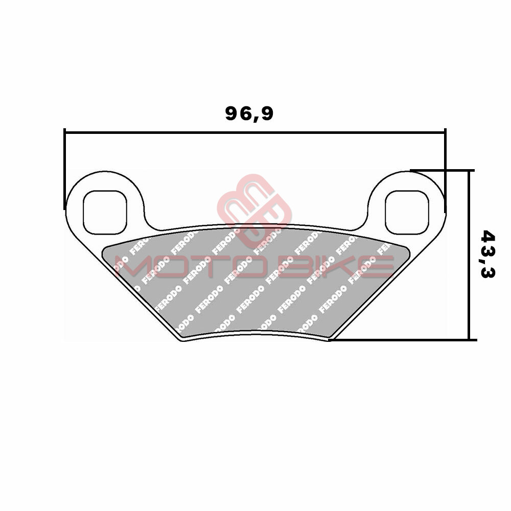 Disk plocice polaris sportsman 570 ferodo fdb2276sg