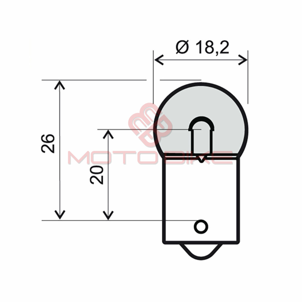 Sijalica 12v 10w zuta rms