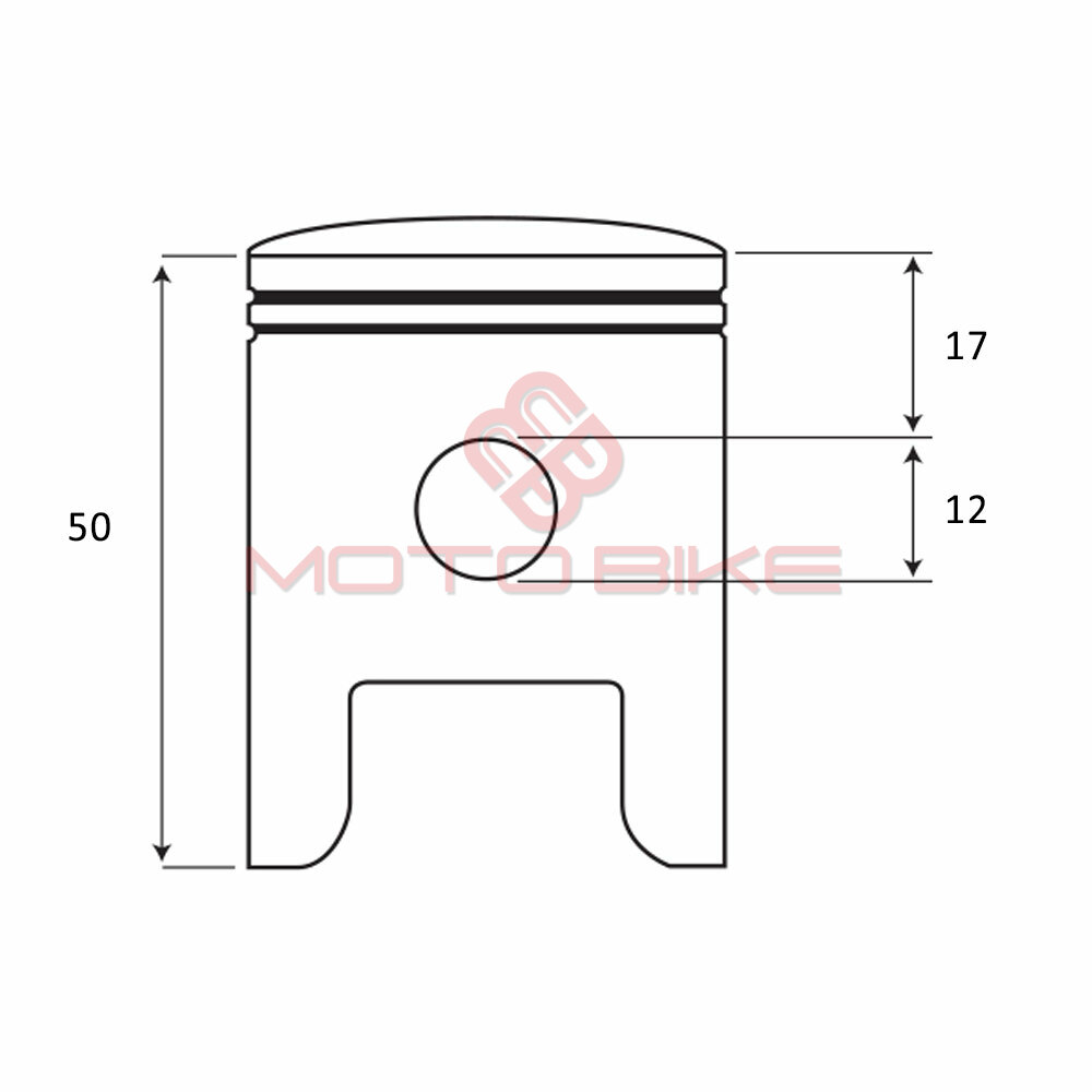 Klip tomos fi 48x12 mm  ds