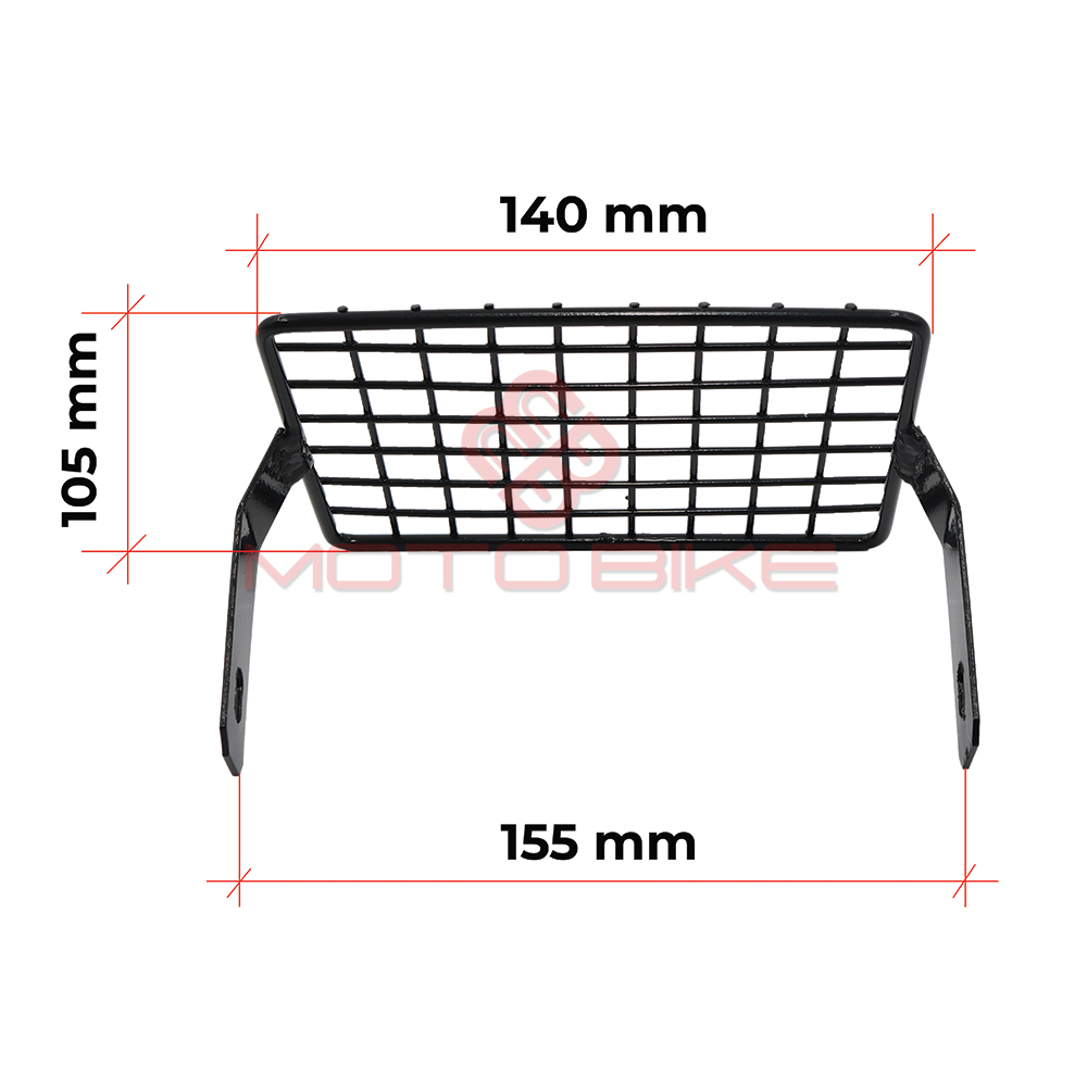 Mreza fara kocka crna tomos 100x140 mm