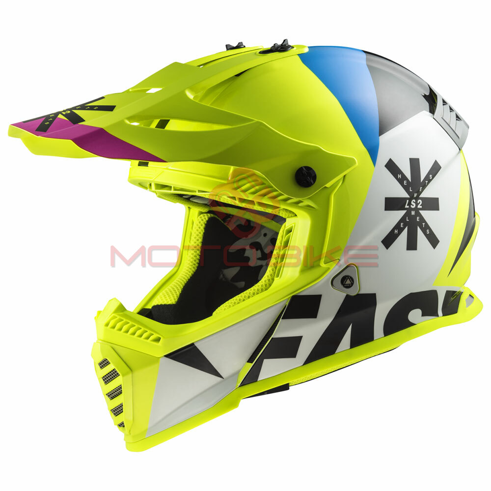 Kaciga ls2 cross mx437 fast heavy belo zuta l