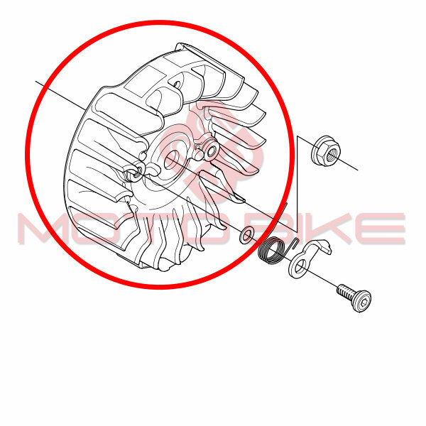 Magnet h 445 450 jonsered 2245 2250 