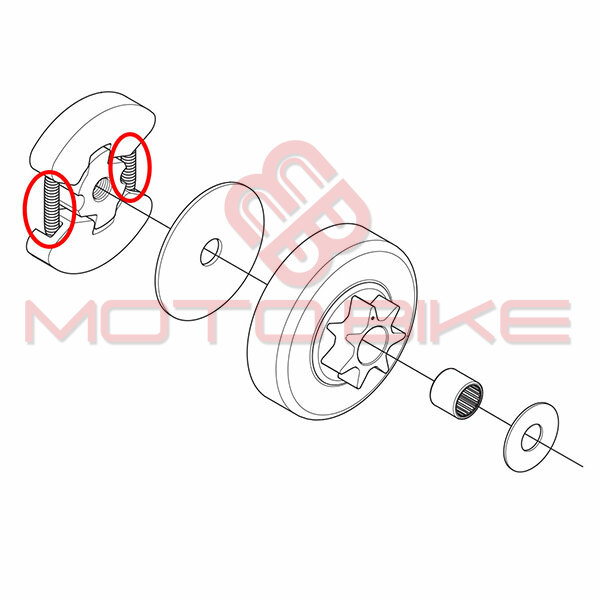 Opruga kvacila h 235 235r 240 240r