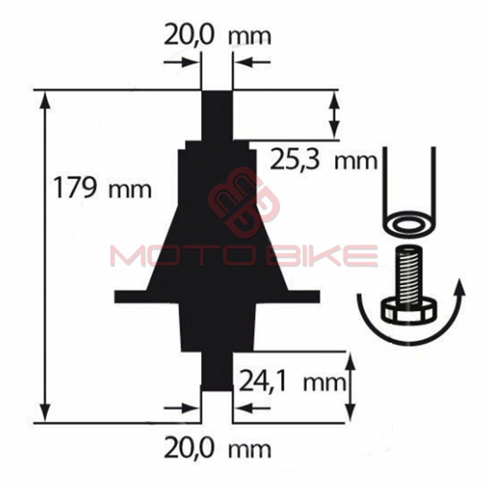 Nosac noza traktor castelgarden t92 tc98. stiha estate 5092h - desni