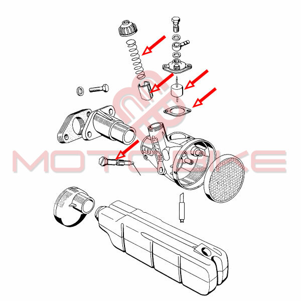 Set za reparaciju karburatora a3 bing stari tip mali