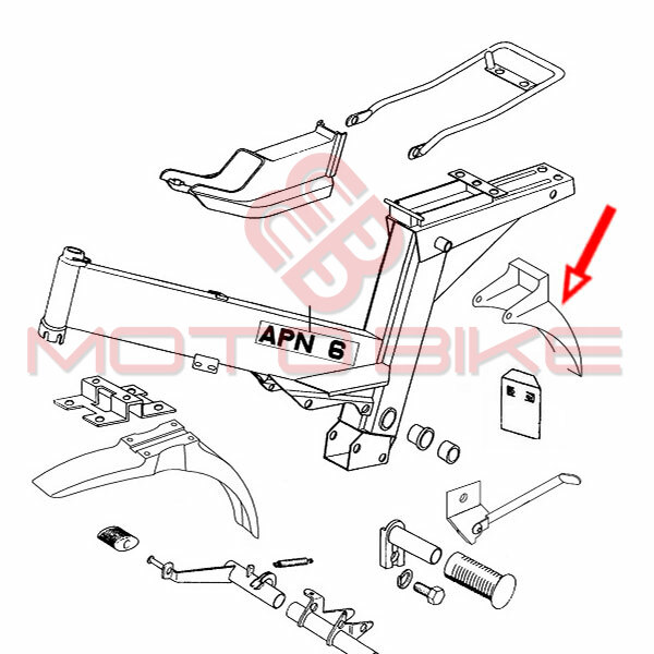 Blatobran zadnji pvc  apn6 st.tip tomos