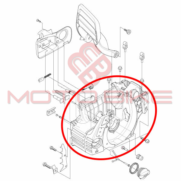 Kuciste motora h 445 450