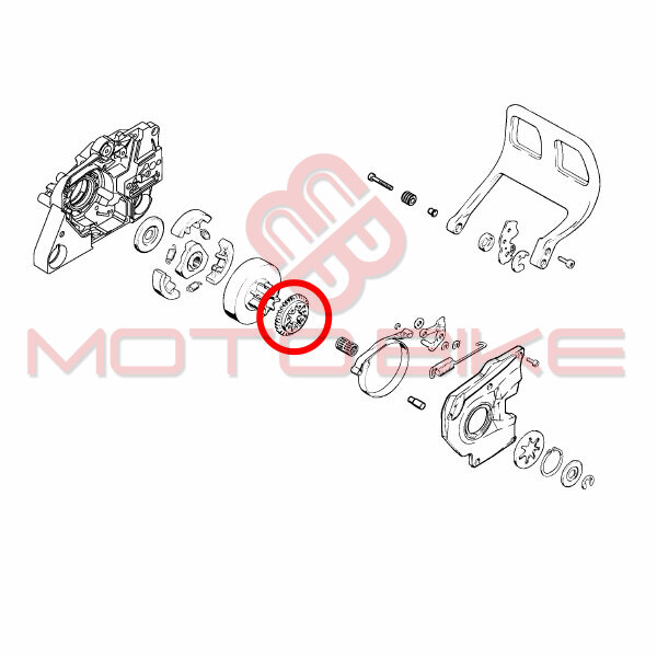 Zupcanici uljne pumpe s 038 thorp set