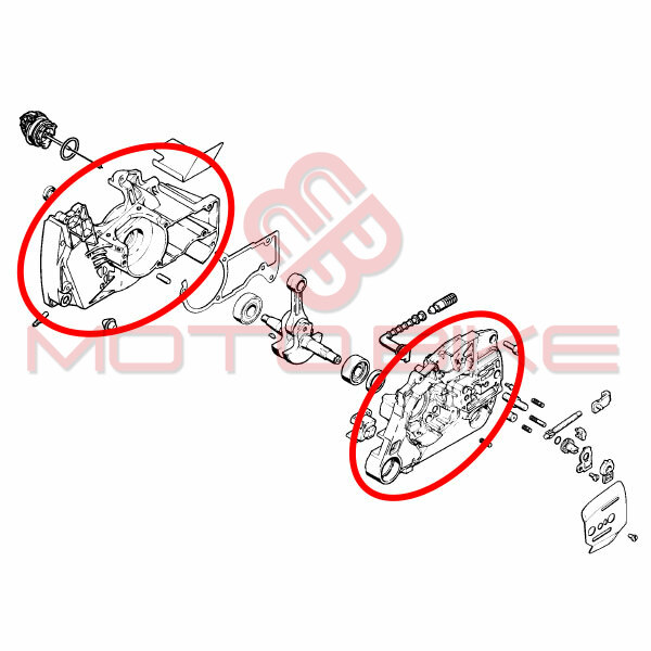 Kuciste motora s 044. 440 thorp