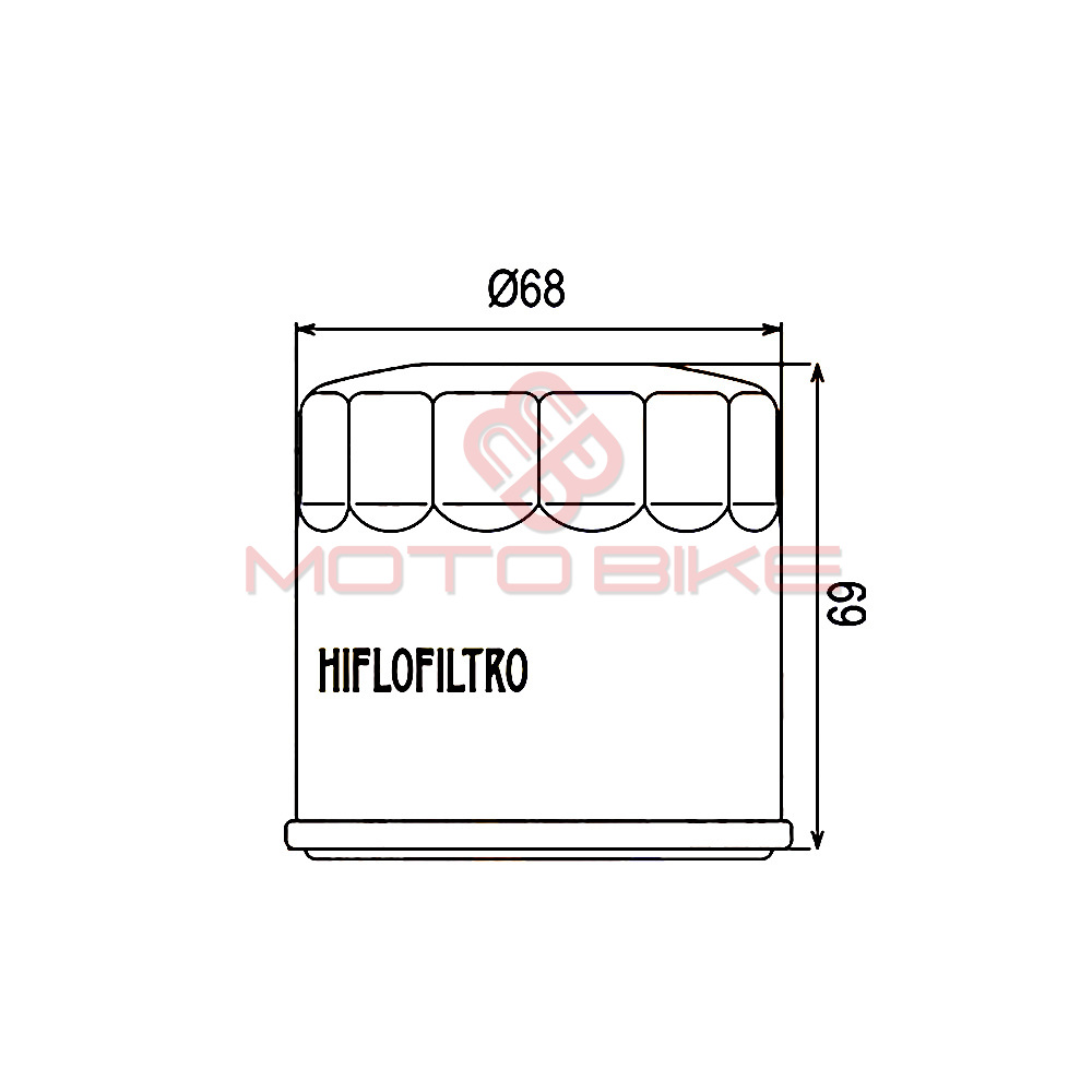Filter ulja hf682 hiflo cf moto goes atv
