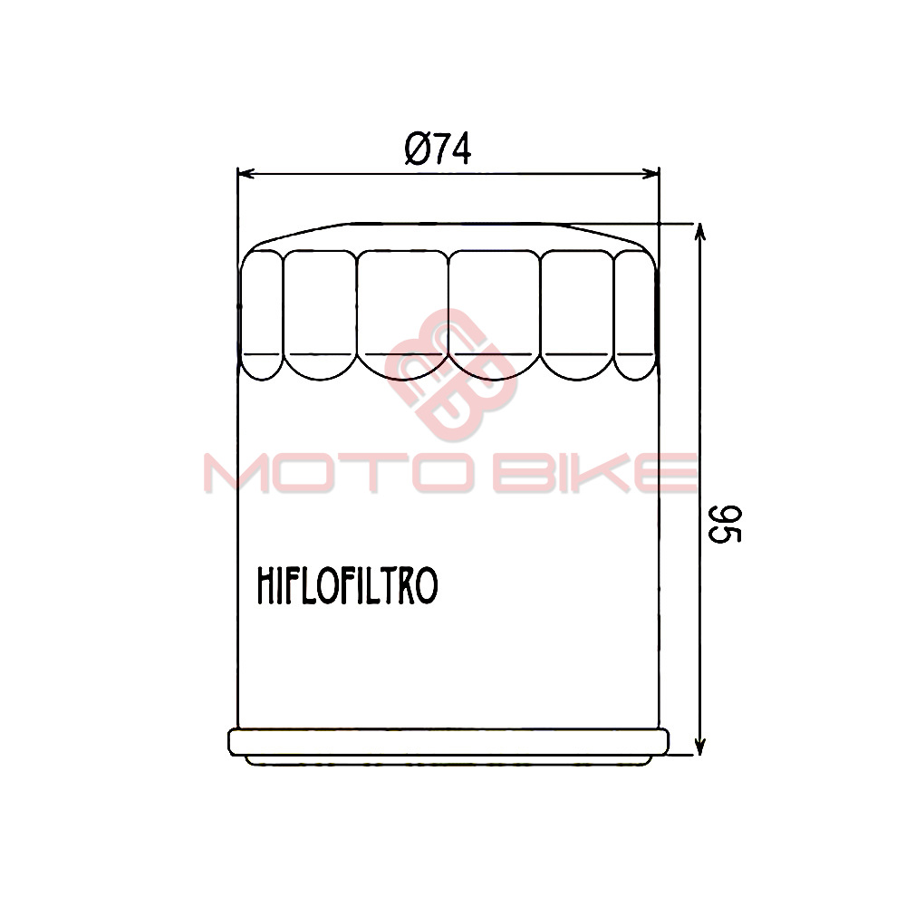 Filter ulja hf750 hiflo yamaha marine