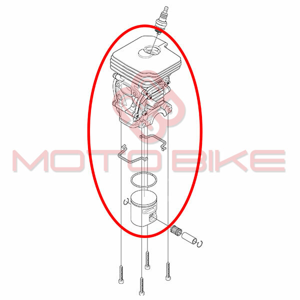 Cilindar sa klipom h 135 435 440 fi 41 mm thorp