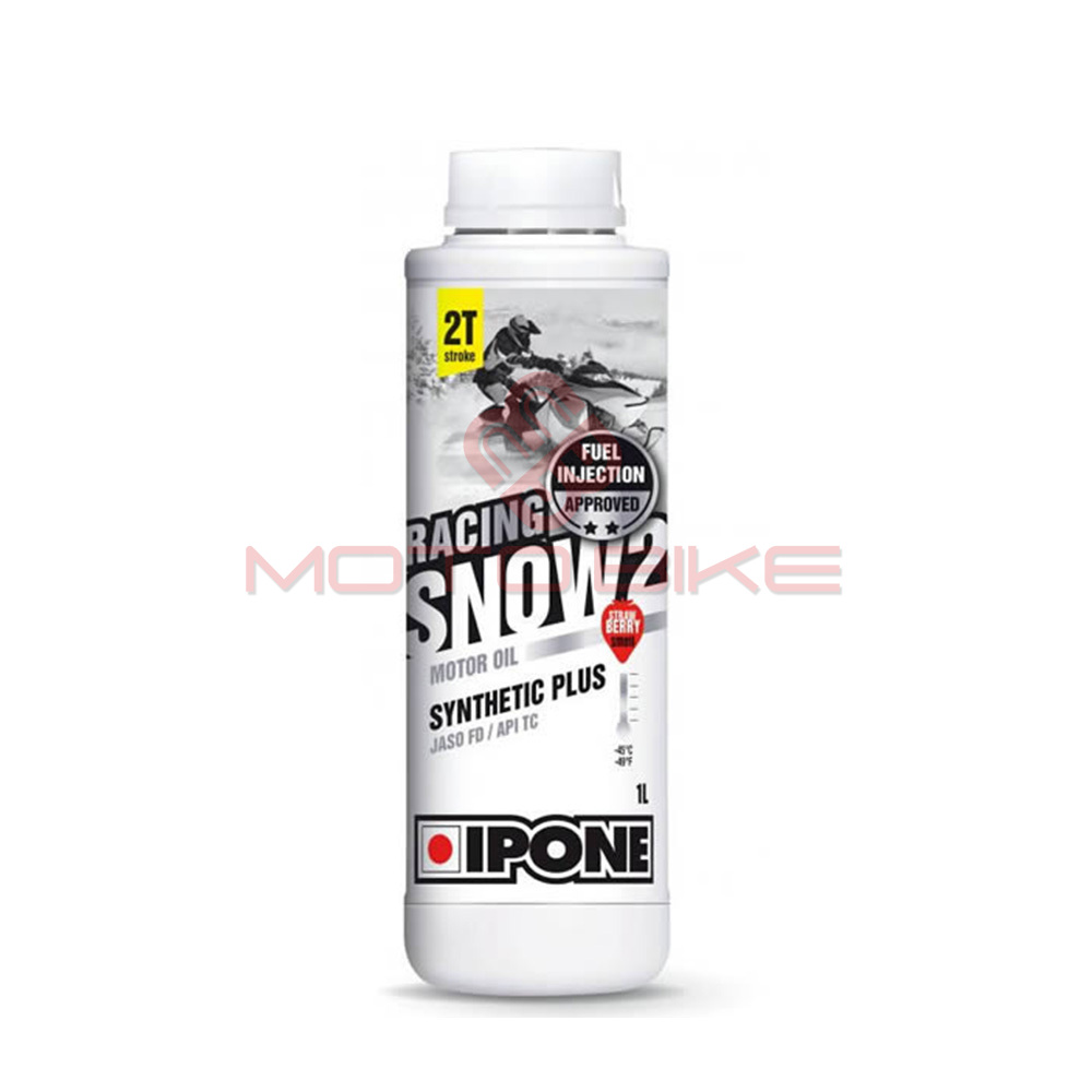 Ipone sinteticko ulje za motorne sanke sa mirisom jagode 2t snow 2 racing 1l