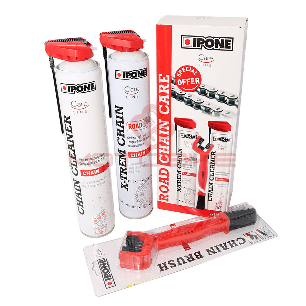 Ipone set za odrzavanje lanca road chain care