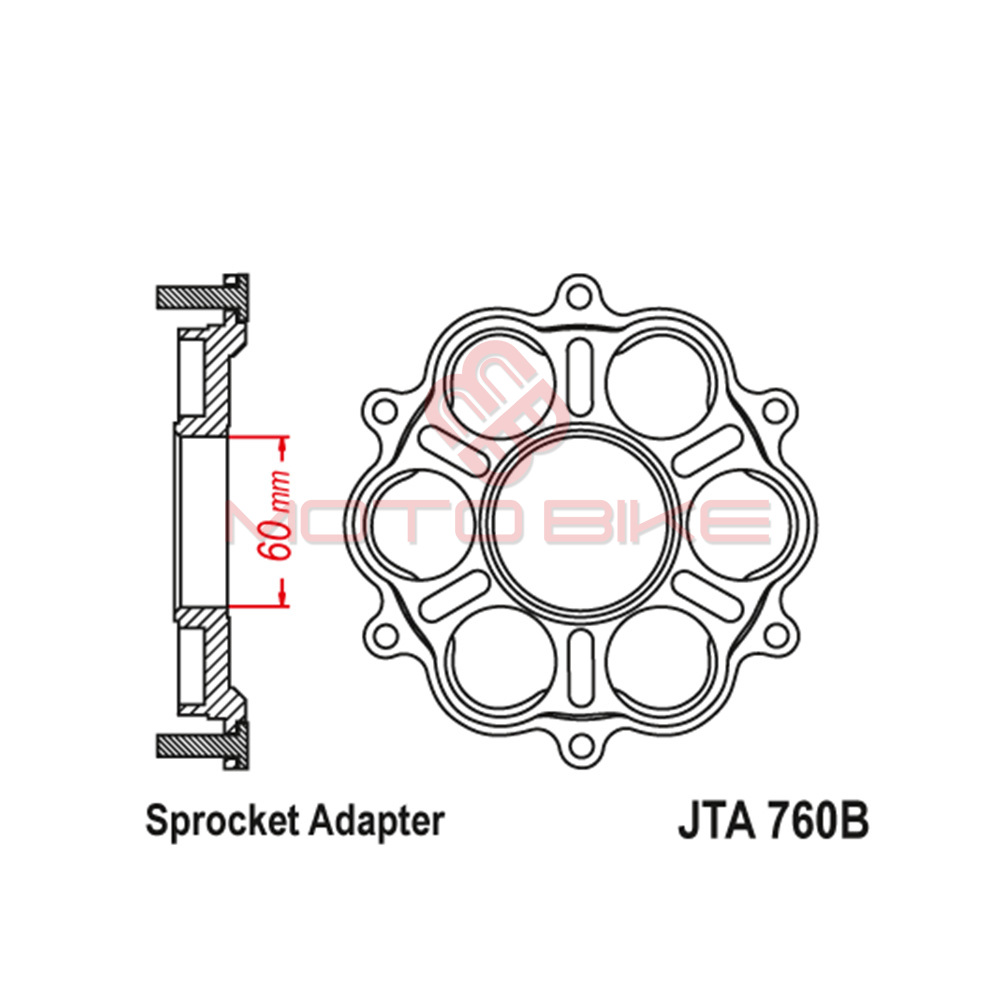 Nosac lancanika ducati 1098/1198 jt