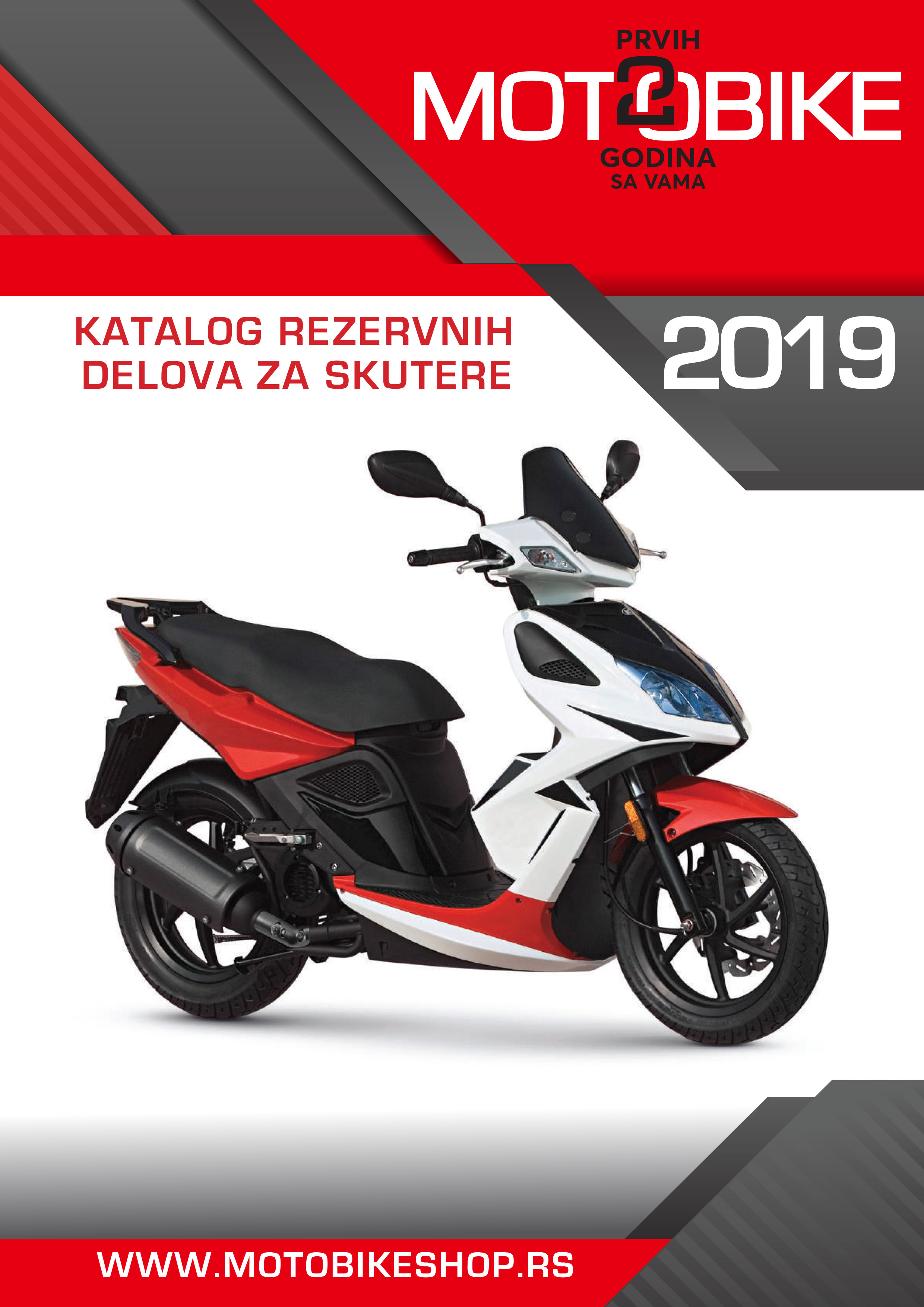 Katalog rezervnih delova za skutere 2019