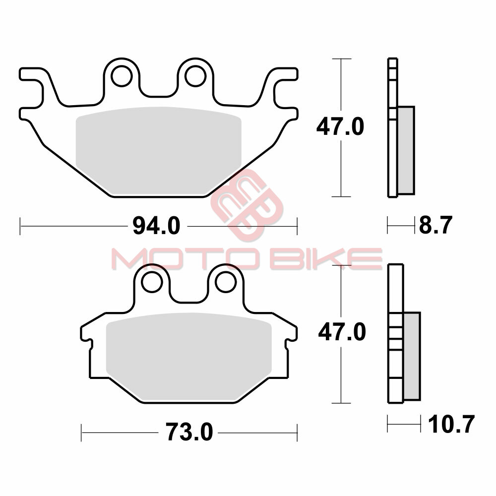 Disk plocice trw mcb760si ( sinter )