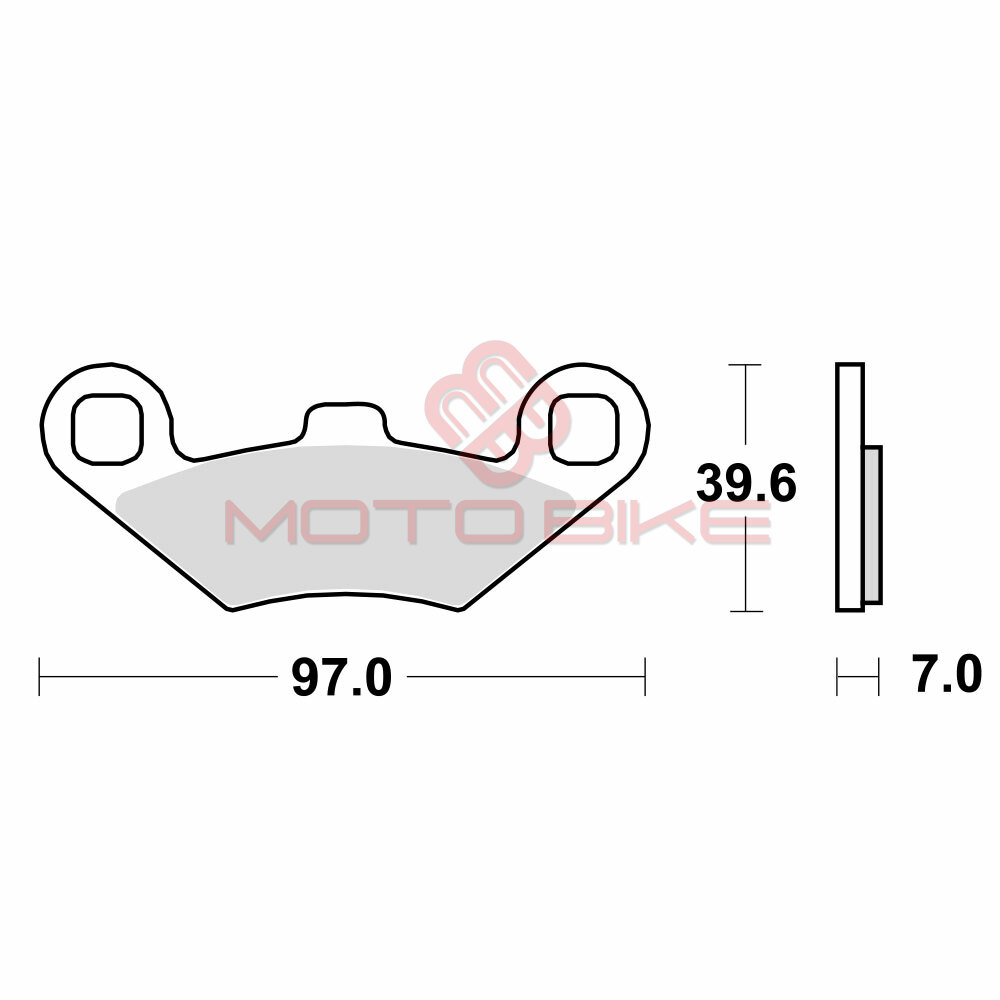 Disk plocice trw mcb761si ( sinter )