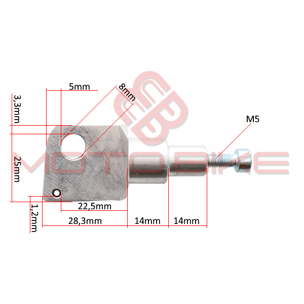 Nosac fazastera (bmw r850,r1100 93- prednji) trw mcf300