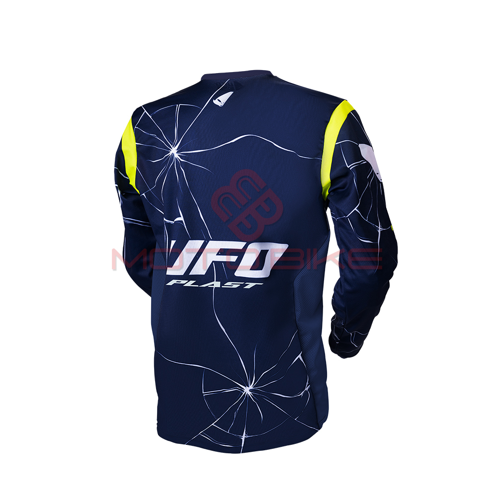 Dres motocross ufo bullet plavo belo zuta xl velicina