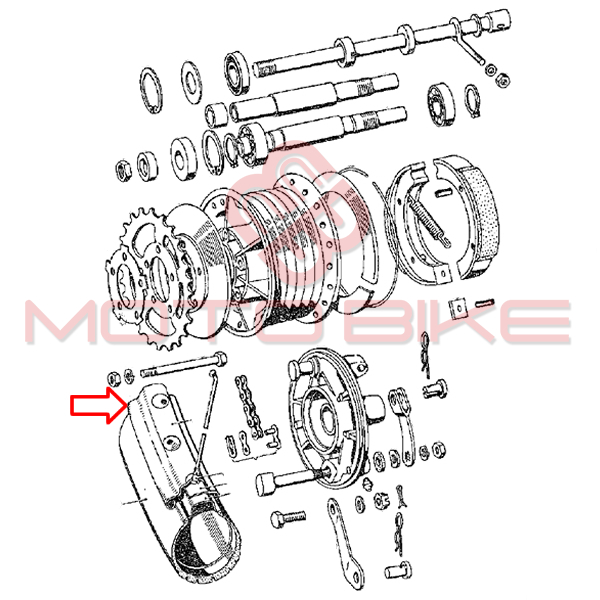 Felna tomos t12 19"x45 mm rupe fi 6,35mm