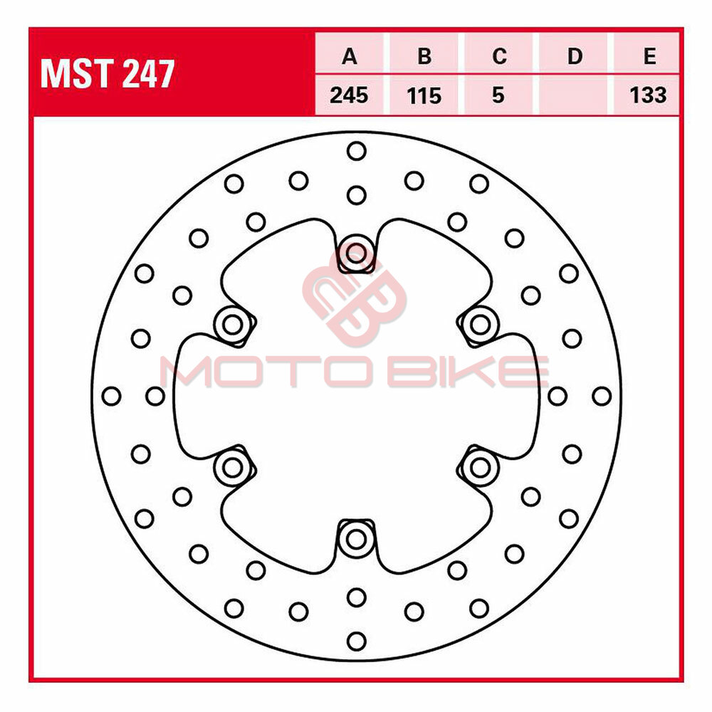 Kocioni disk trw mst247