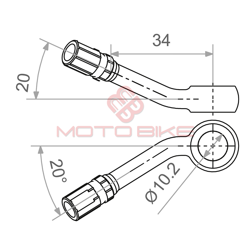 Holender trw mv10b40a(fi 10.2mm nagib 20 stepeni)