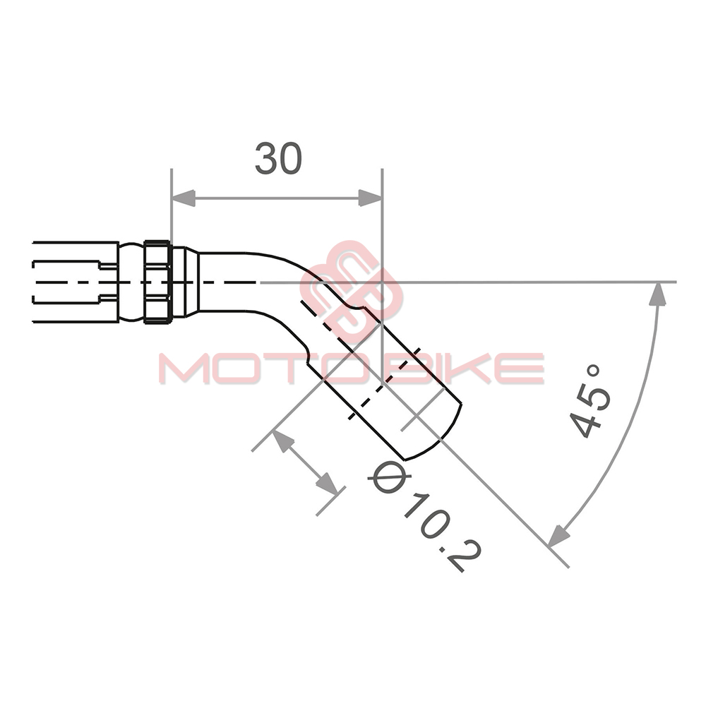 Holender trw mv10c45a(fi 10.2mm nagib 45 stepeni)