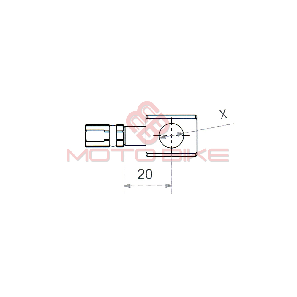 Holender trw mv10ka1(fi 10,2mm ravni,kocka l30)