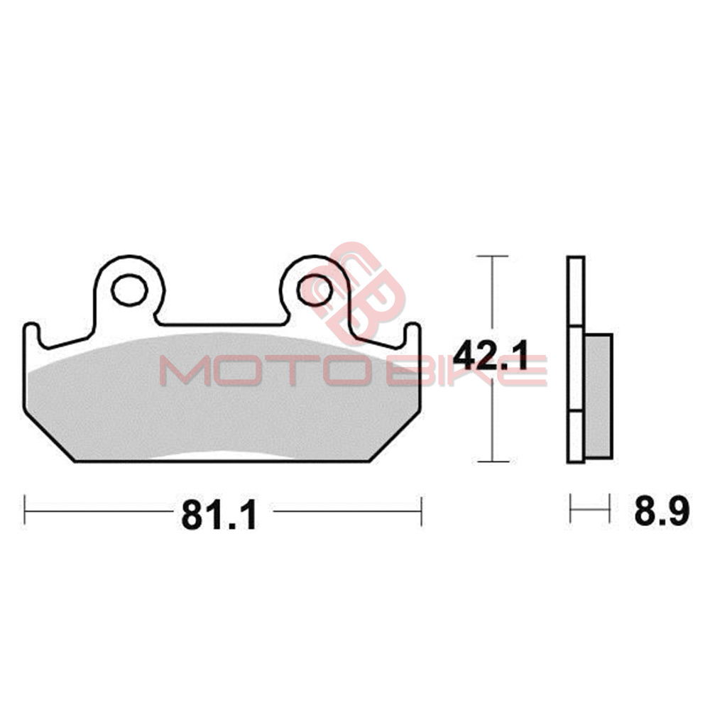 Disk plocice kyoto s1051 ( semi sinter )