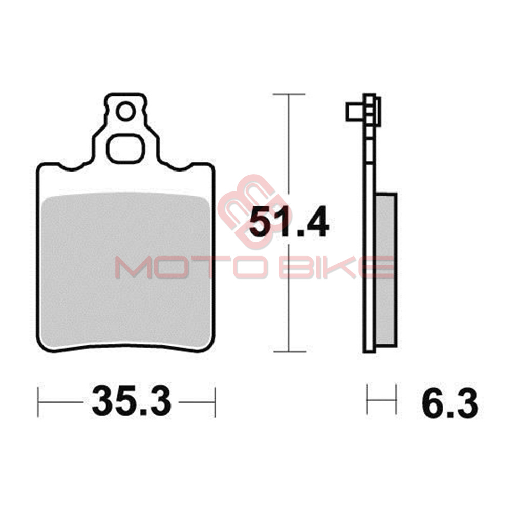 Disk plocice kyoto s1067 ( semi sinter )