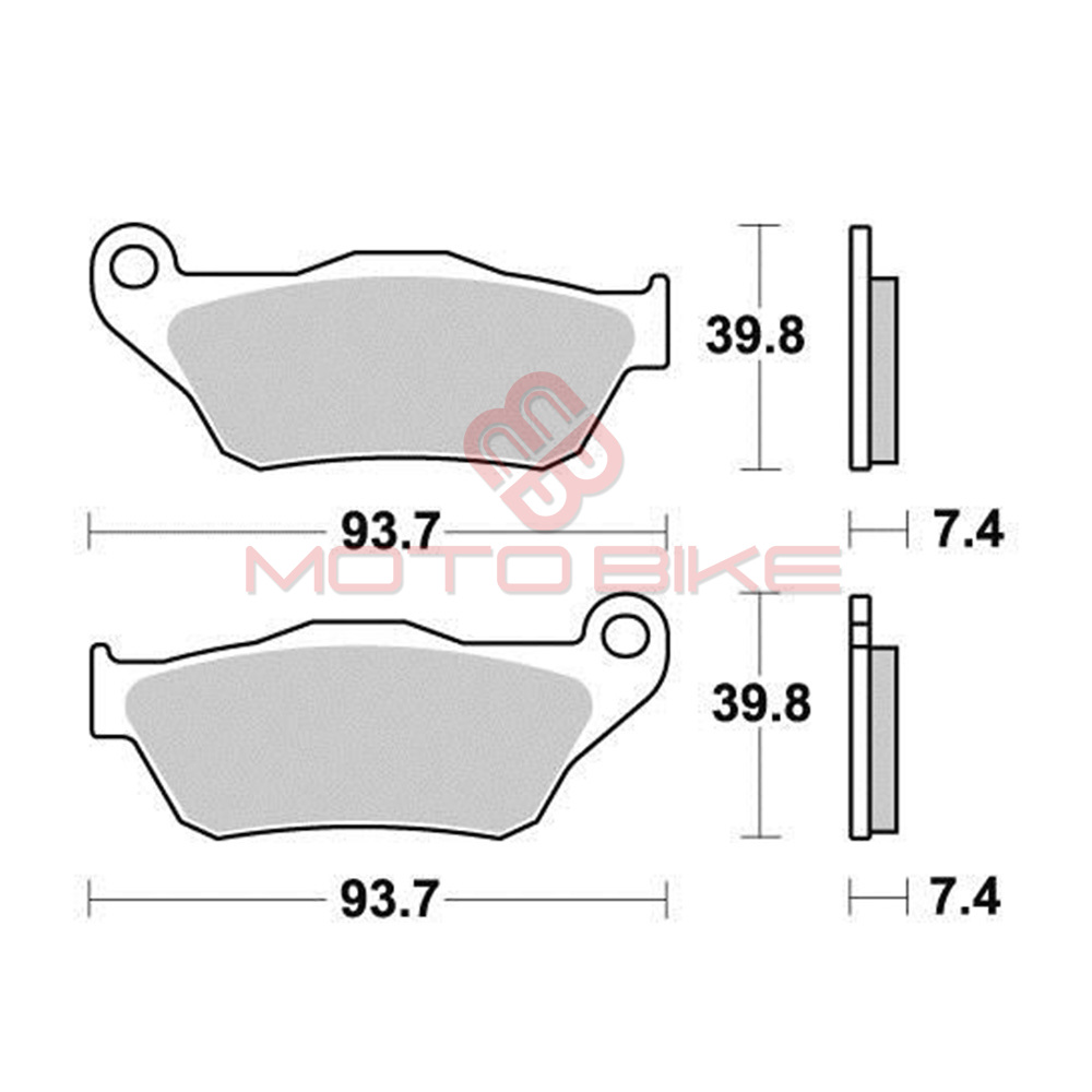 Disk plocice kyoto s1190 ( semi sinter )