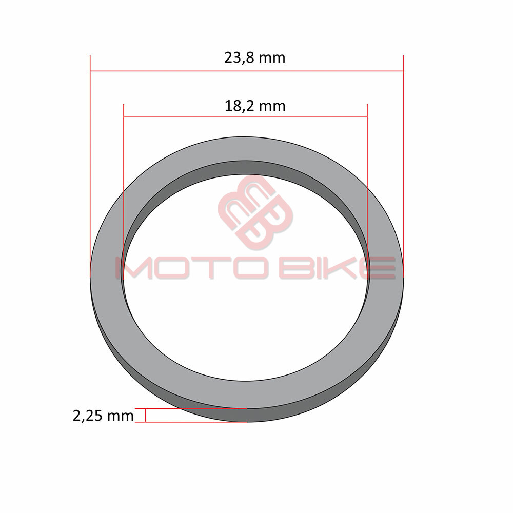 Dihtung auspuha prsten (18,2x23,8x2,25)  athena