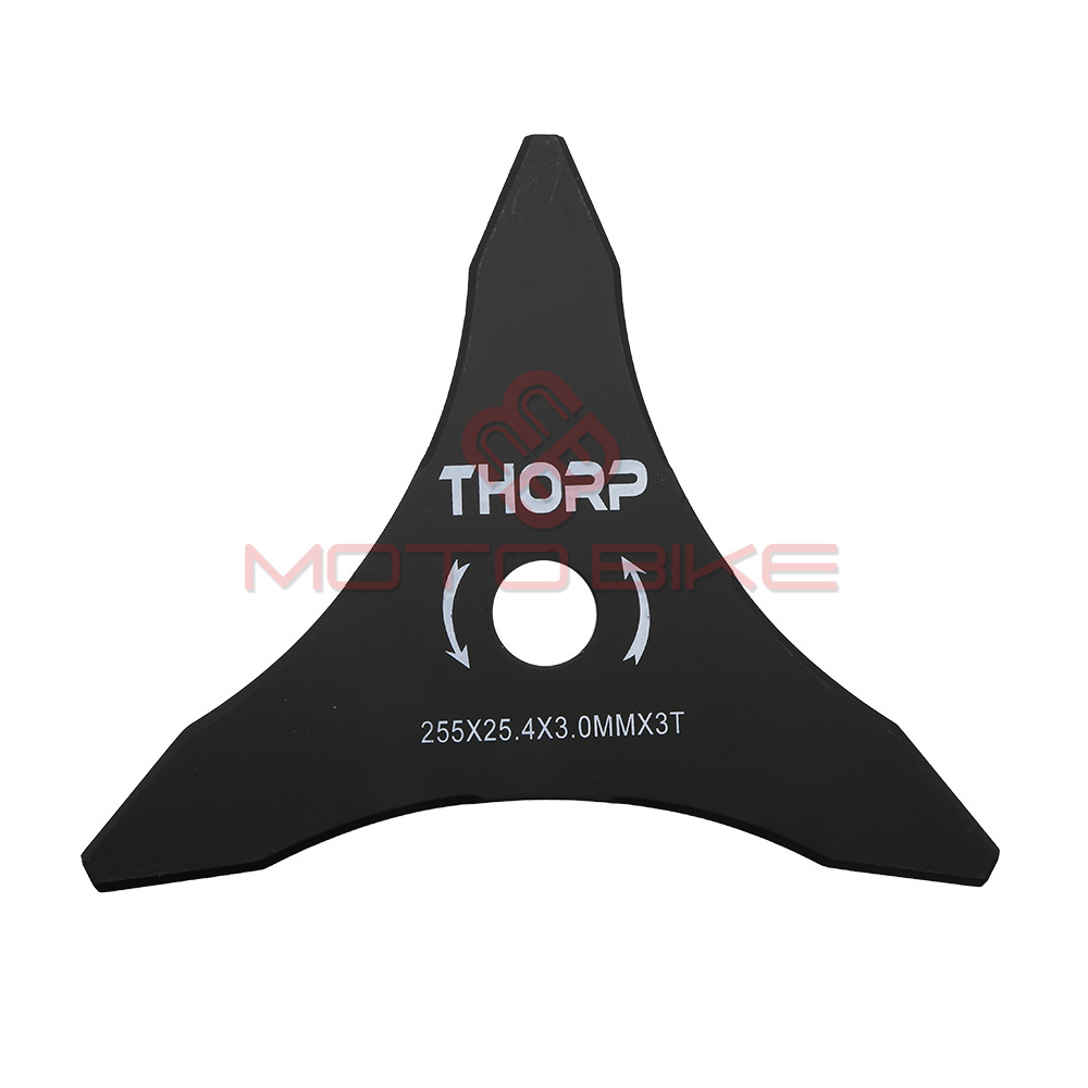 Noz trimera trokraki 255x25,4x3 mm thorp