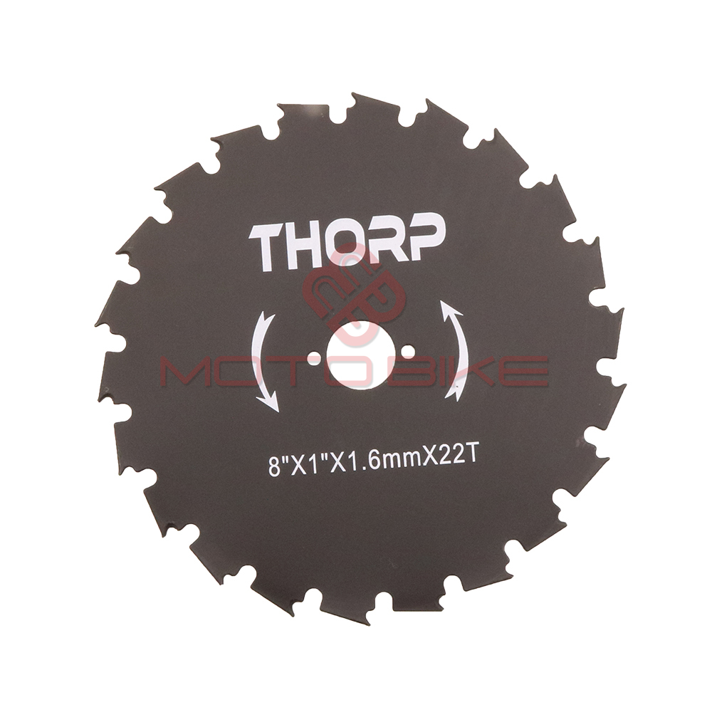 Noz trimera cirkularni 200x25,4x1,6 mm 22 zuba kocka thorp