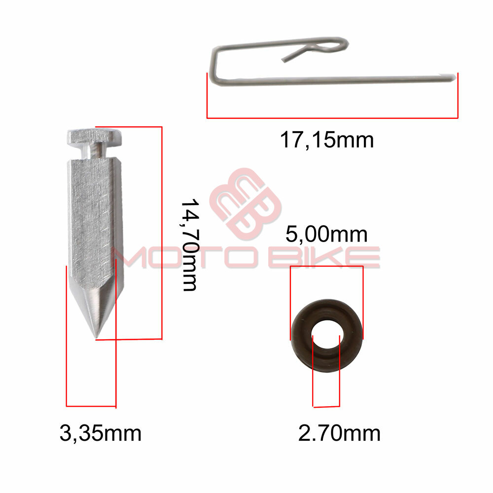 Igla plovka tec v40 50 60 fi 4,35x14,7 mm