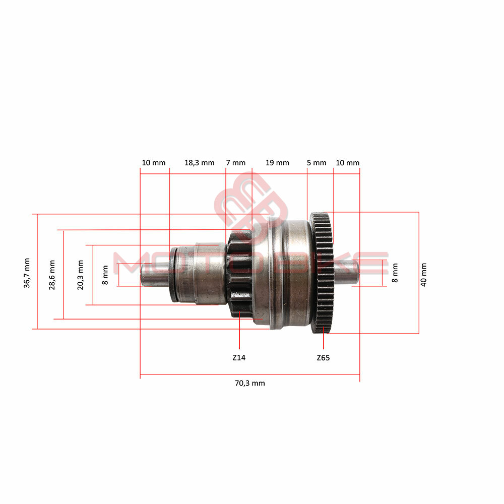 Bendiks kineski skuter gy6 50cc 4t cn