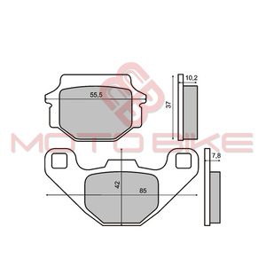 Disk plocice Kawasaki GPZ zadnje / Keeway Speed 125 150