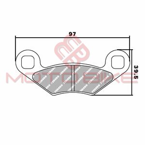 Disk plocice Polaris Sportsman Ferodo FDB2055SG